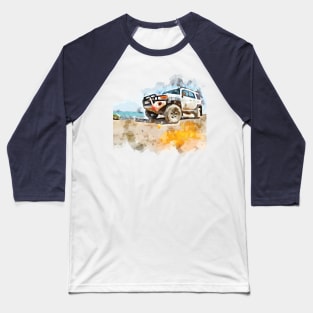 Toyota FJ Cruiser at Sand Flats OHV, Moab, Utah, USA Baseball T-Shirt